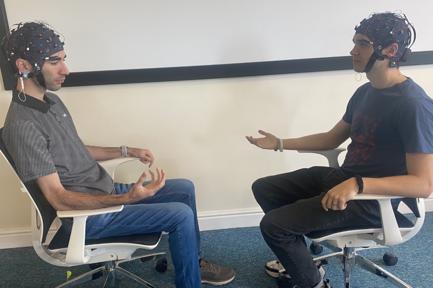 Image of two researchers 