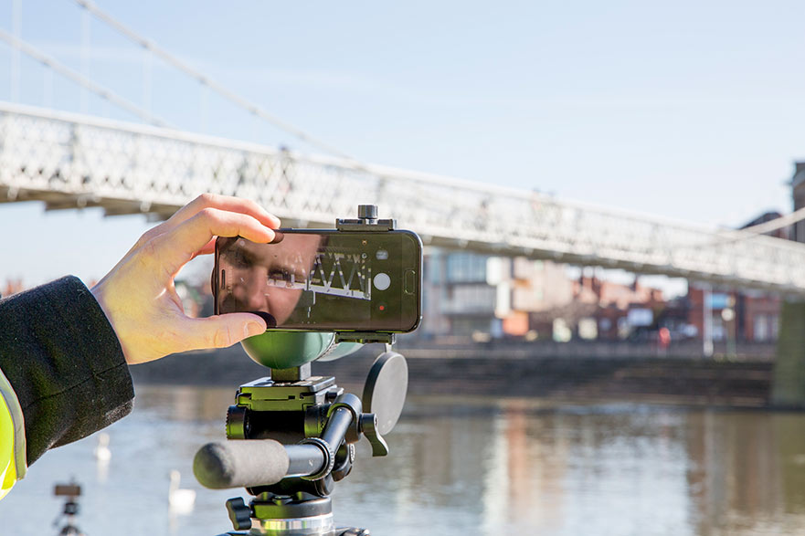 Image of Man and Bridge 