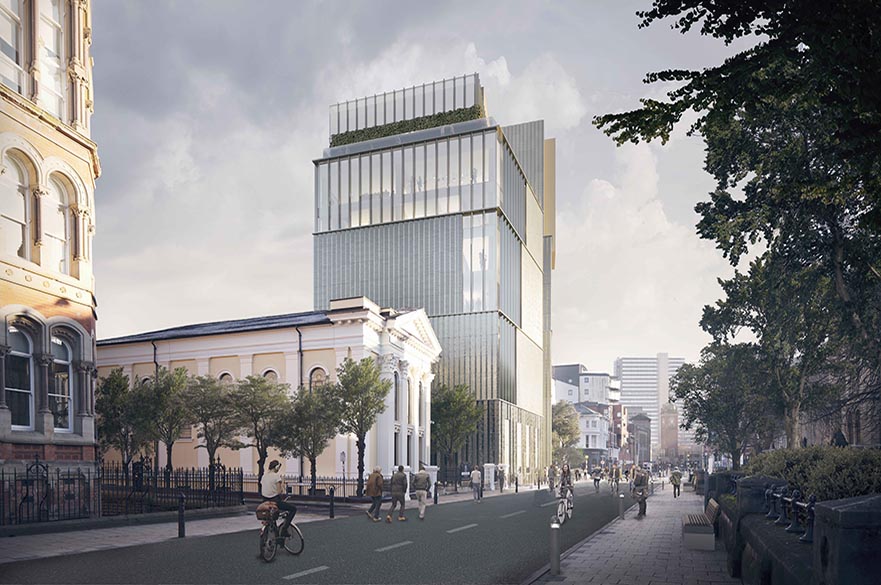Plans for the new Art and Design building
