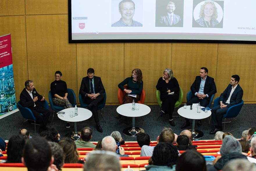 Retrofit centre guests discussion panel