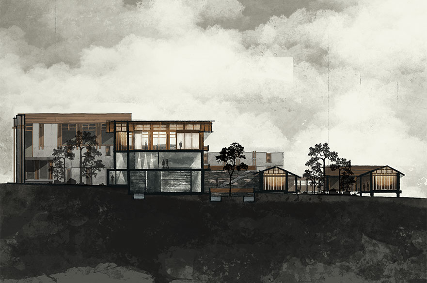 Render of a building 