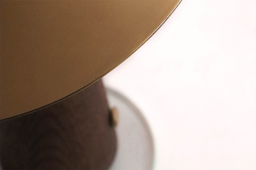 Picture of a wooden lamp
