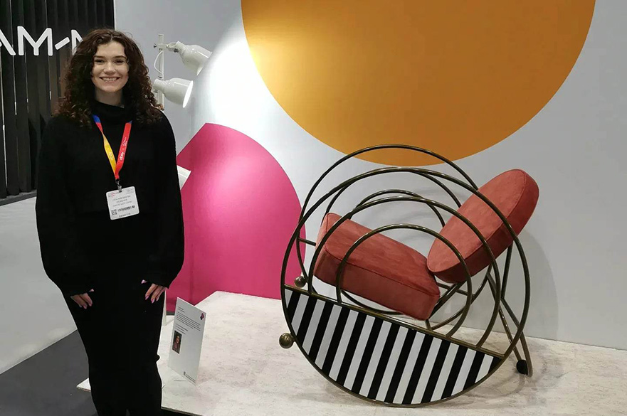 Lydia Huntington exhibiting work at Young Furniture Makers