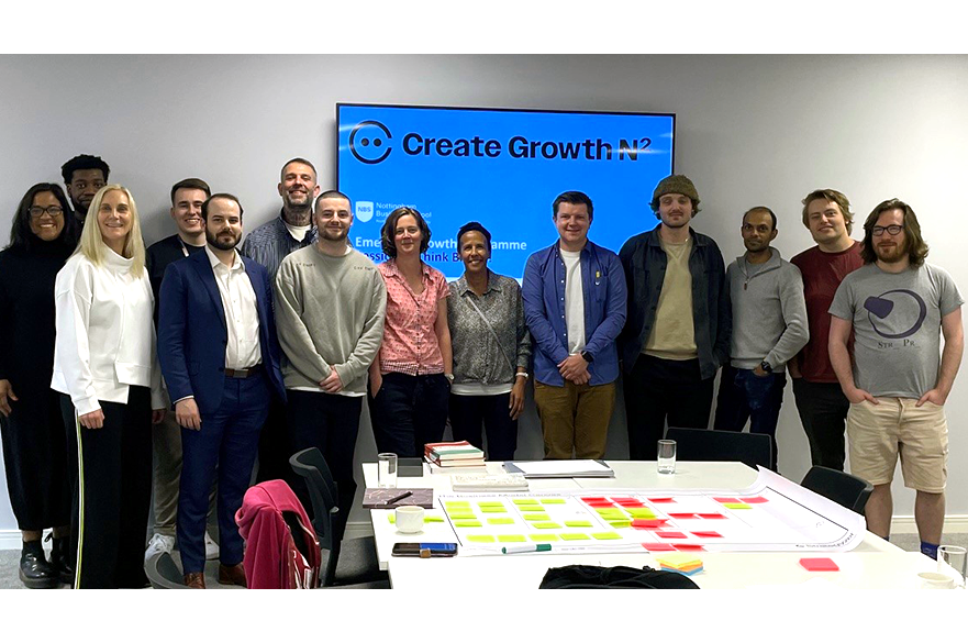 Group picture of Create Growth participants.