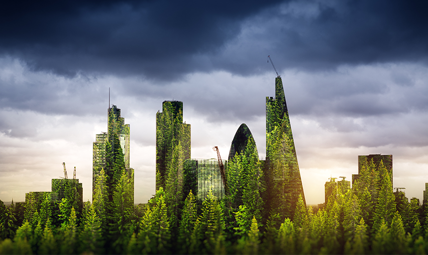 Image of green city