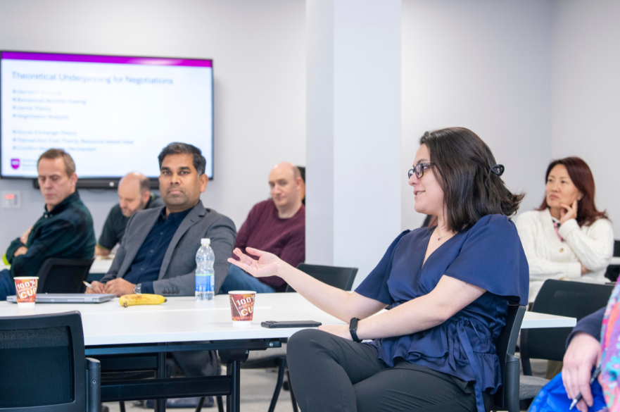 Our MBA community reconnecting in the classroom