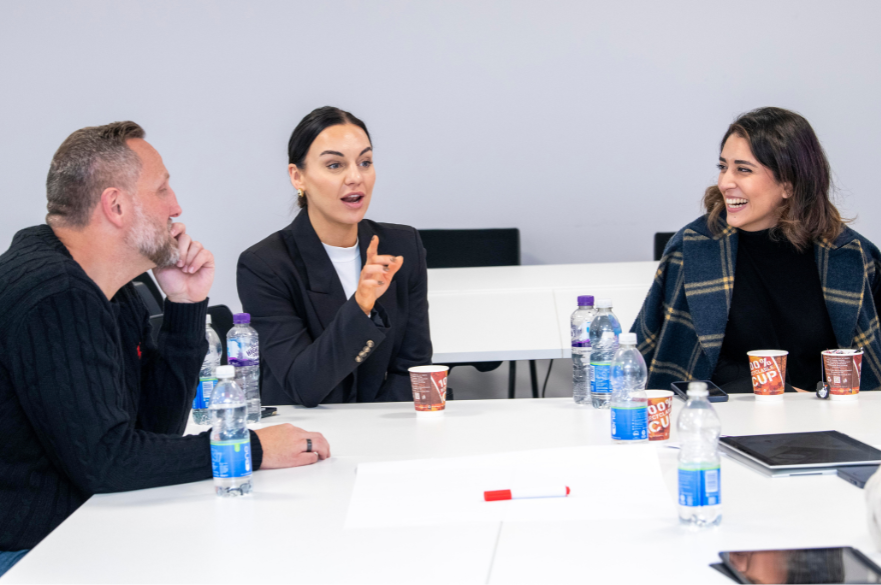 Image of workshop collaboration at MBA Reconnect event