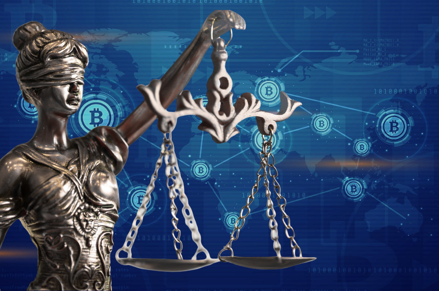 Lady justice crypto