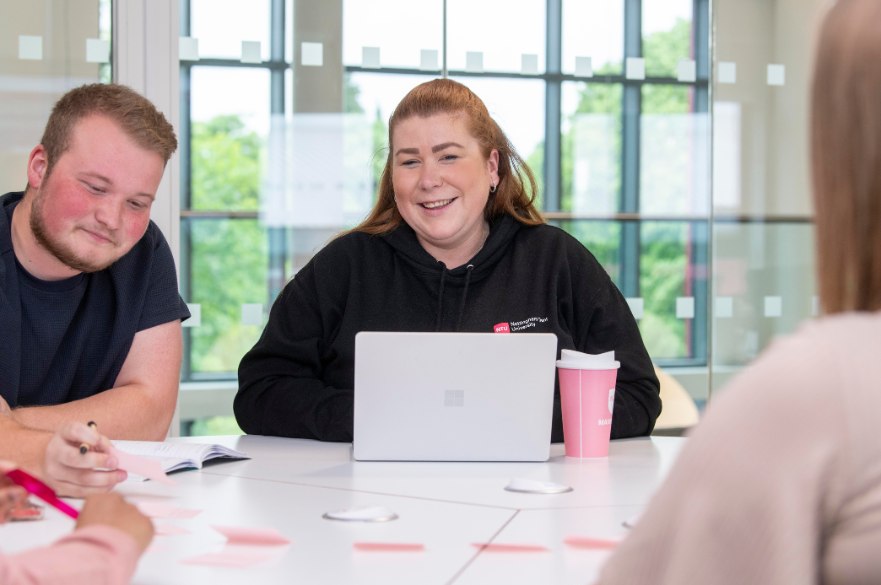 Students at NTU Mansfield