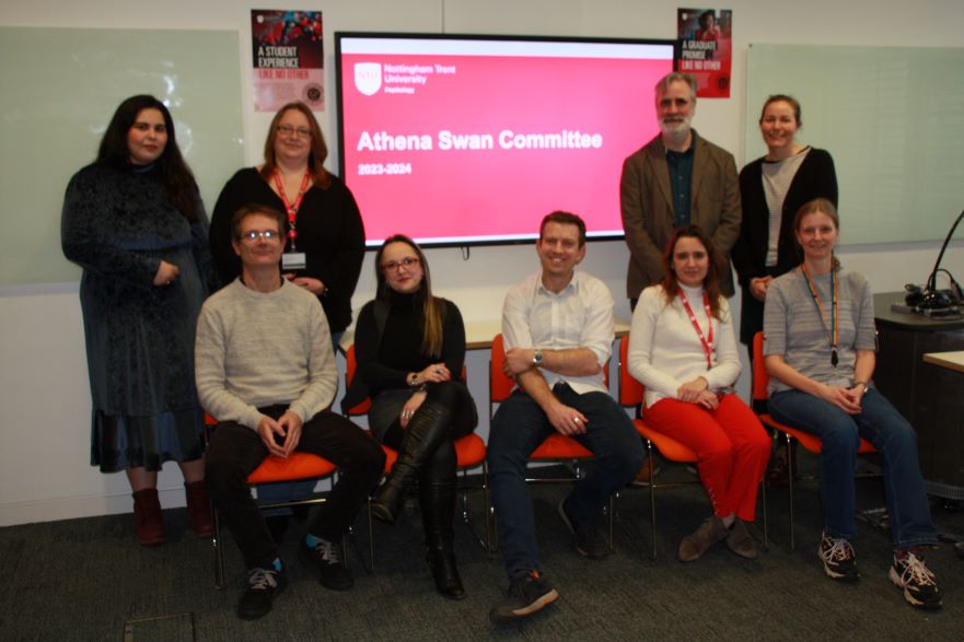 The NTU Psychology team that supported the Athena SWAN submission