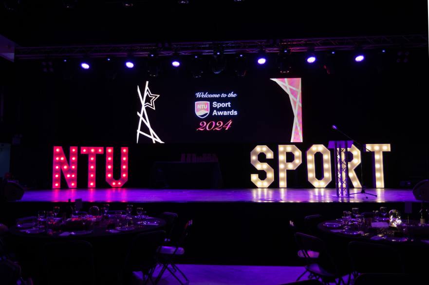 View of the Sports Awards Stage