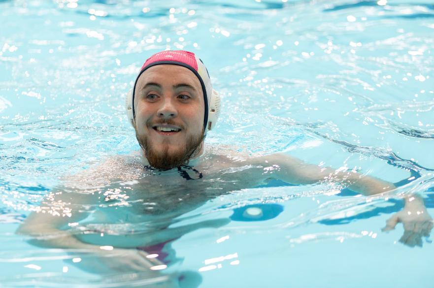 picture of NTU Water Polo player