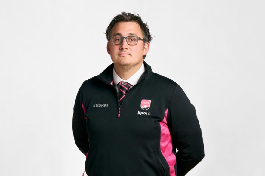 Headshot of Chris Campbell, Head of Performance Sport for NTU Sport