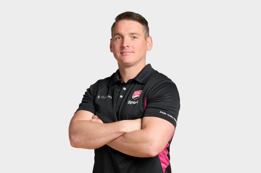 Headshot of Sam Patterson, head of Lacrosse at NTU