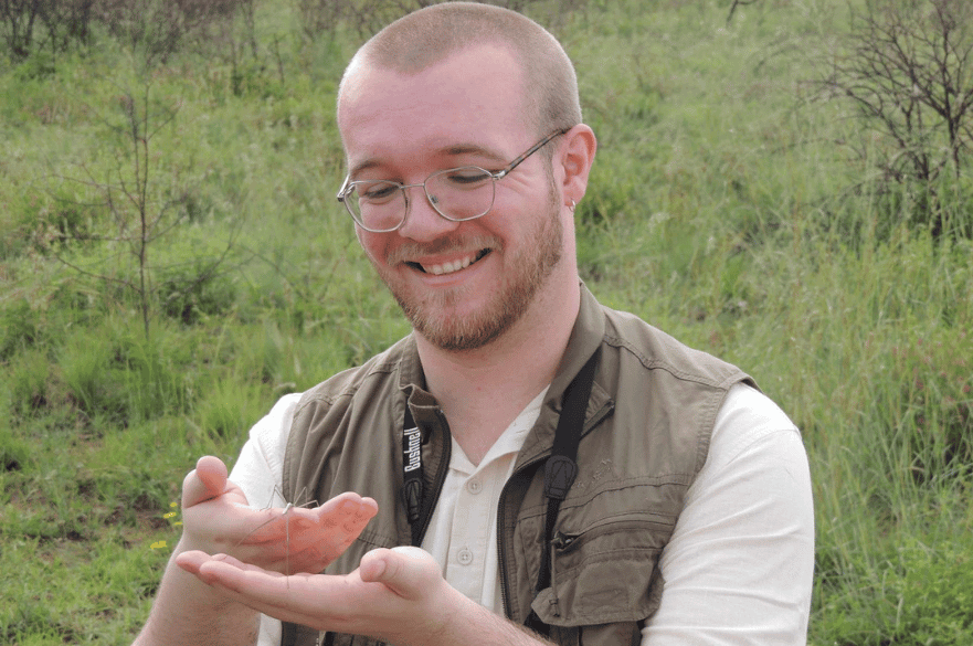 BSc (Hons) Zoology student Dean Fisher