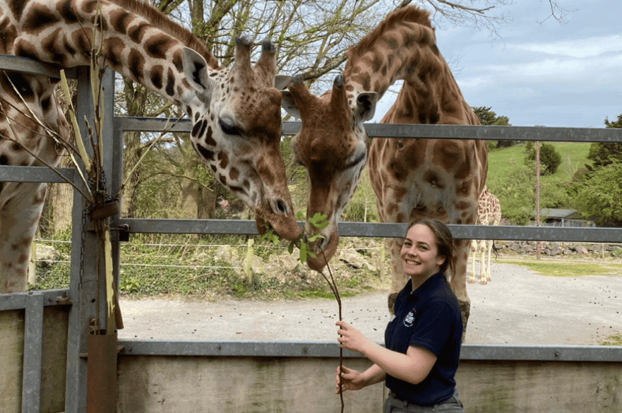 BSc (Hons) Zoo Biology graduate Tia Higman