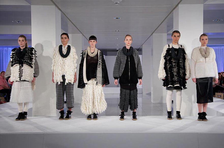 Models at fashion show