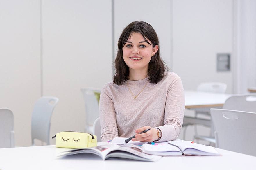 NTU student Tamsin Johnson