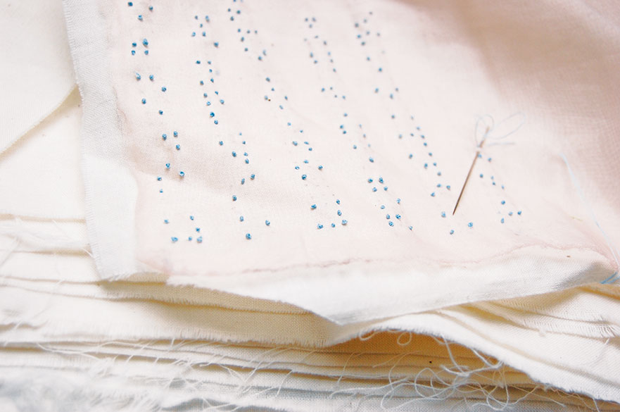 Cloth with pattern