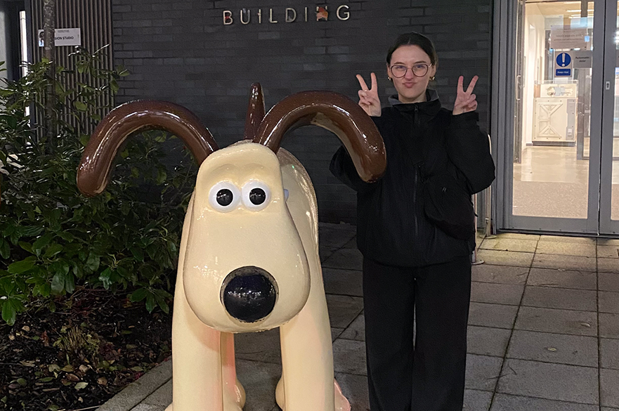 Media and Film & TV alumni, Matilda Osbon, at The Channel 4 Rose Building
