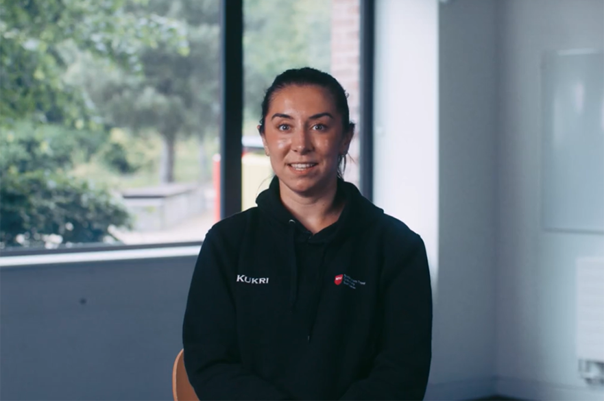 Undergraduate Sports Science student, Anna Dunn