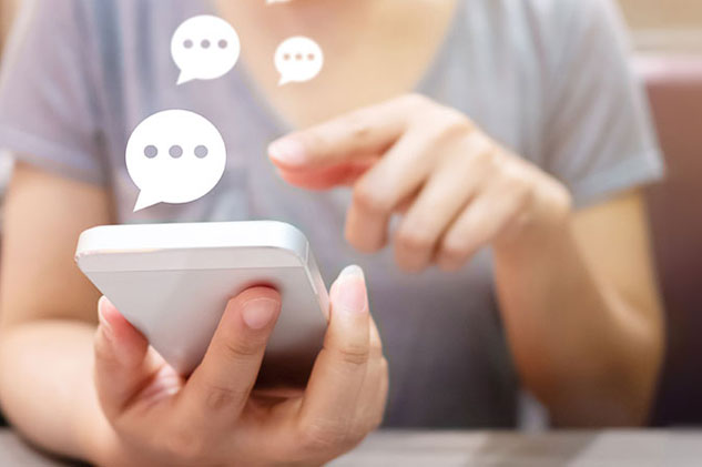 Online chat through Unibuddy