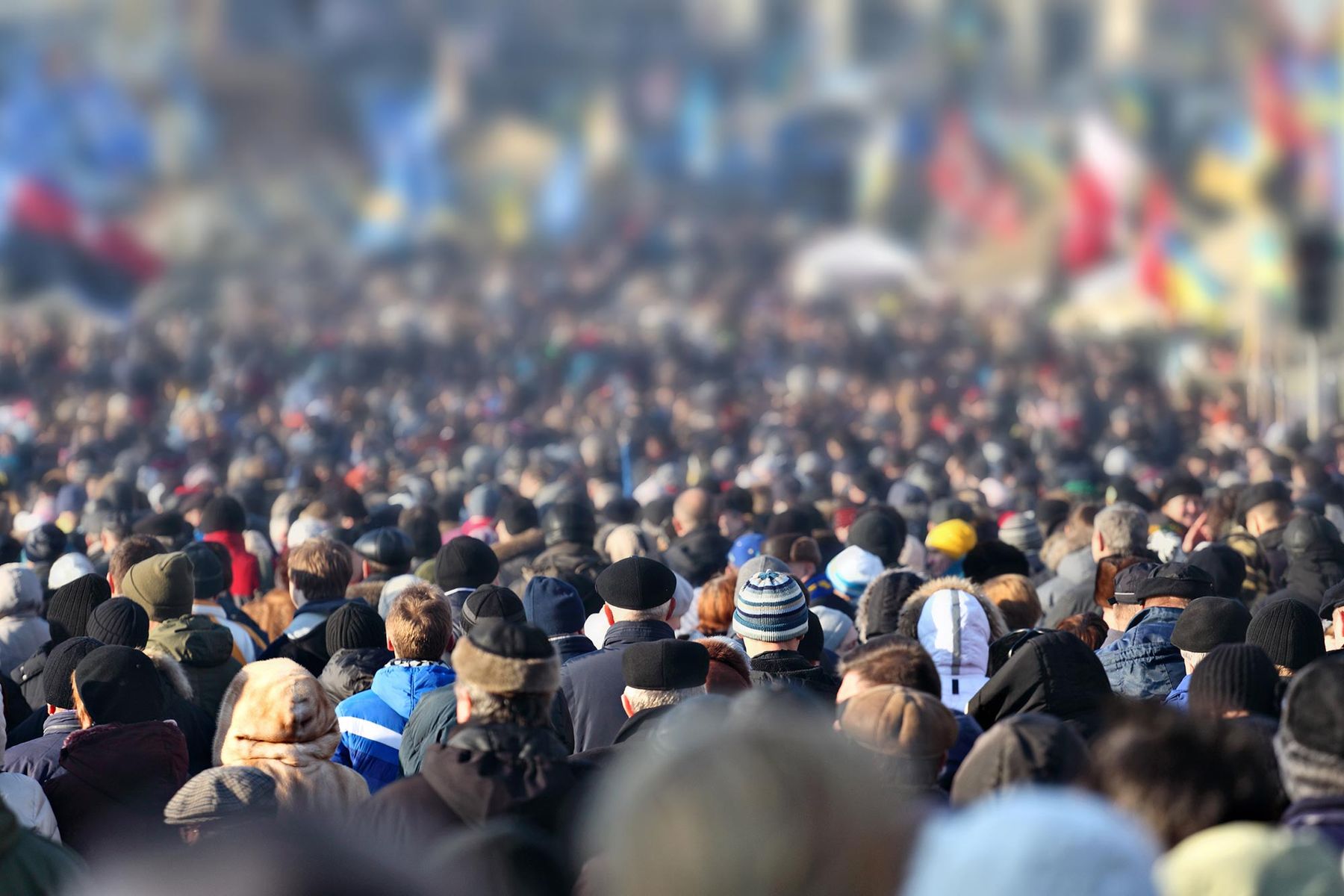 Large crowd of people