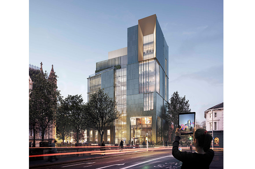 CAD image of the new Nottingham School of Art & Design