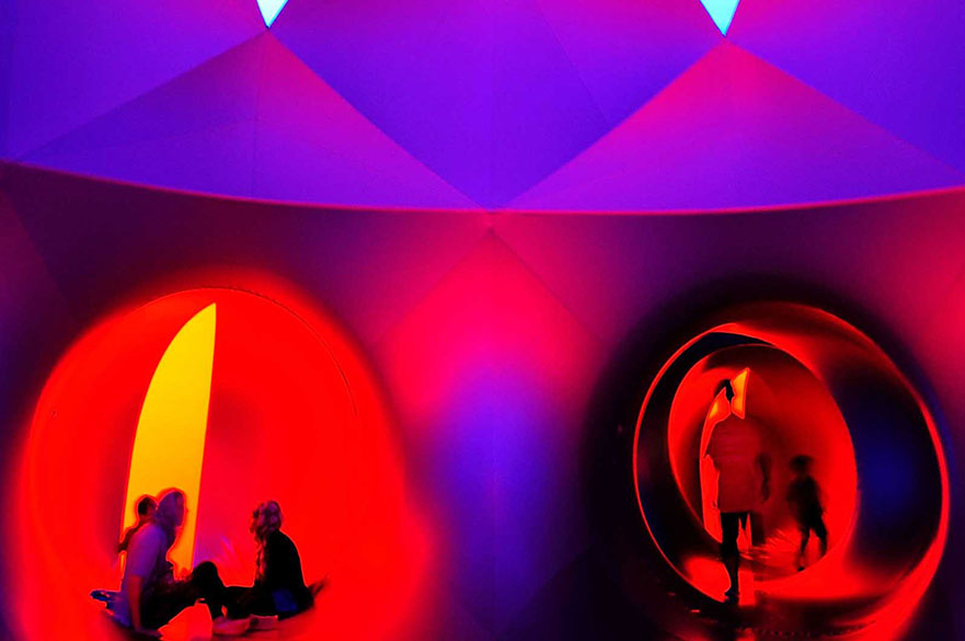 People in a Luminarium