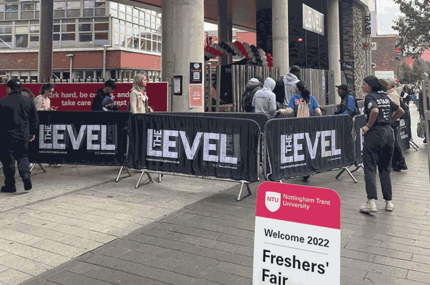 NTSU Freshers' Fair at The Level
