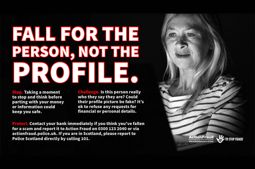 Fall for the person, not the profile