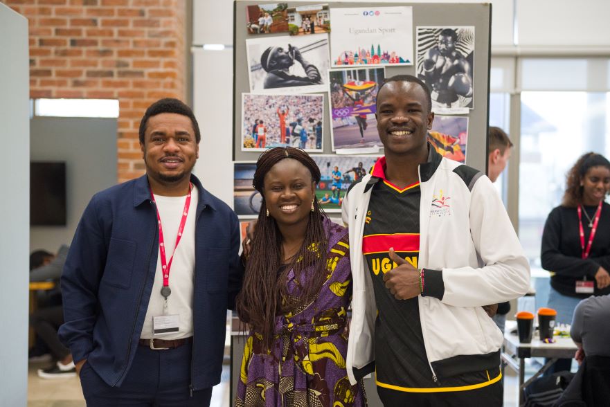 Three students at NTU Global Week