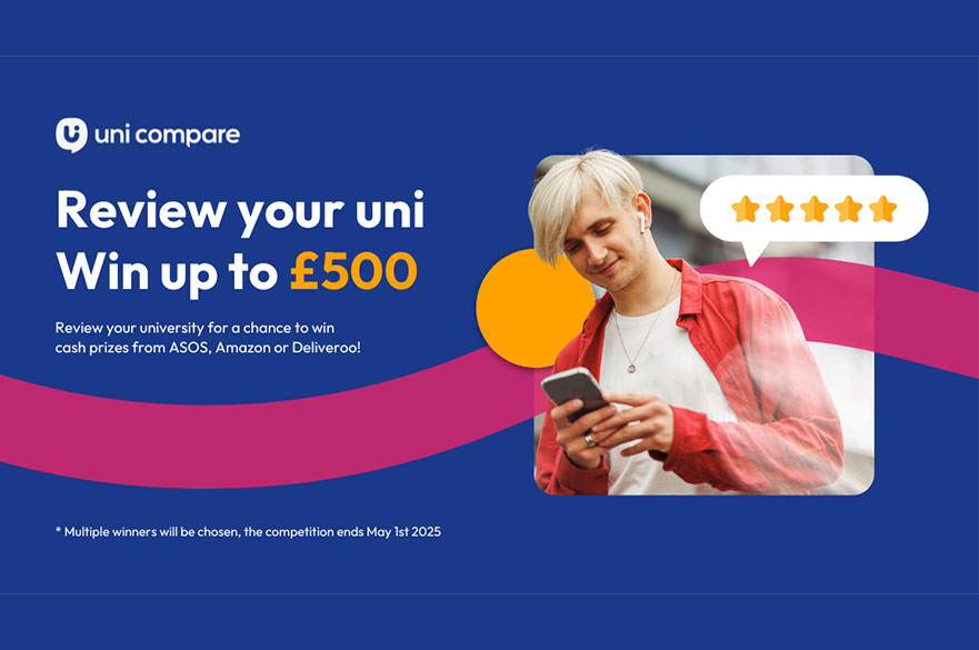 Review your uni with Uni Compare campaign image